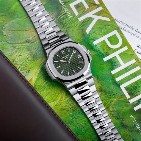 patek philippe ref. 5711 green dial|Patek Philippe 5711.